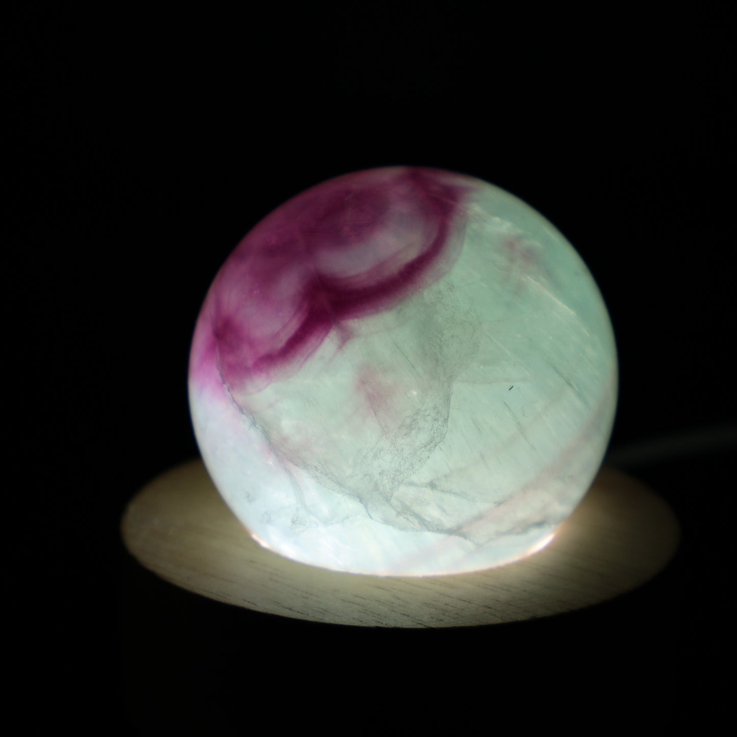 Watermelon Fluorite | Sphere (B)