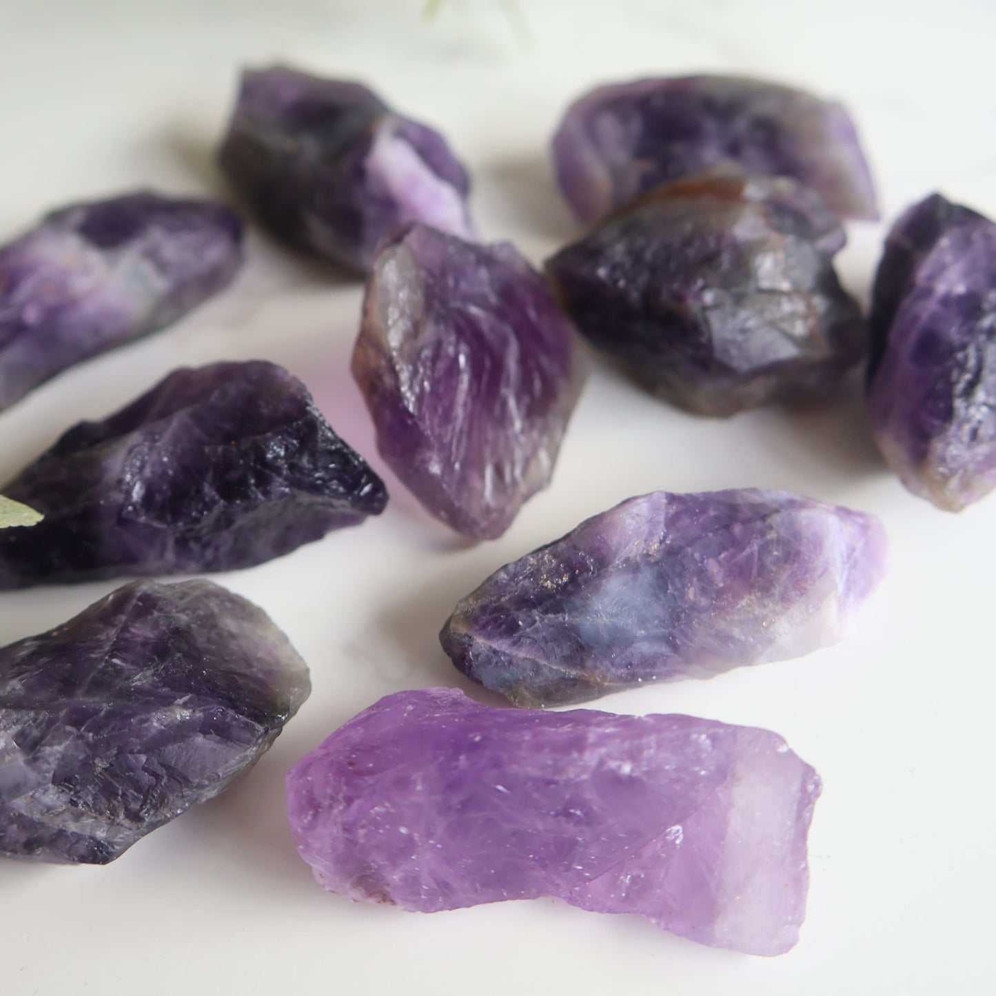 small rough amethyst crystal natural purple quartz rough piece