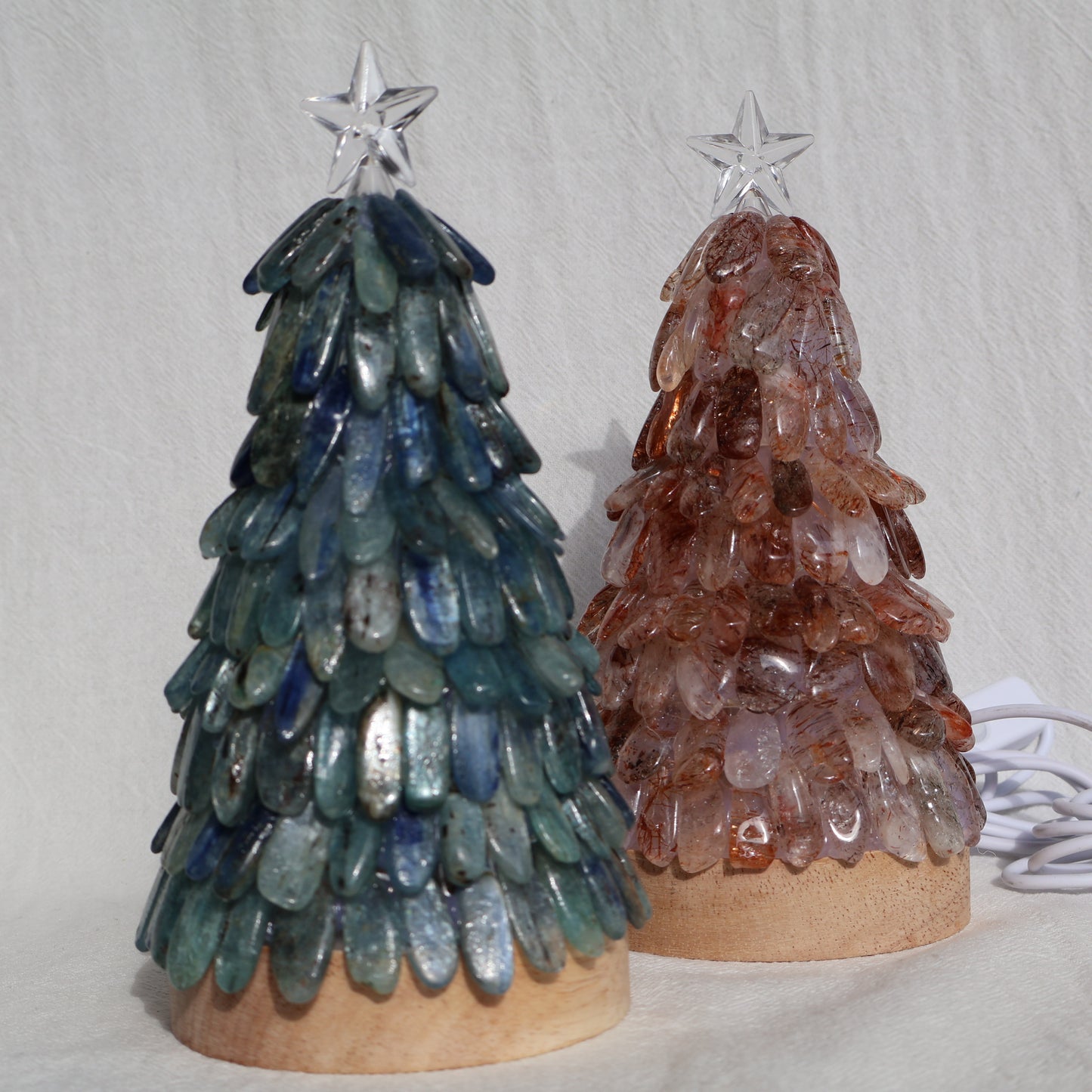 Blue Kyanite | USB Light Christmas Tree