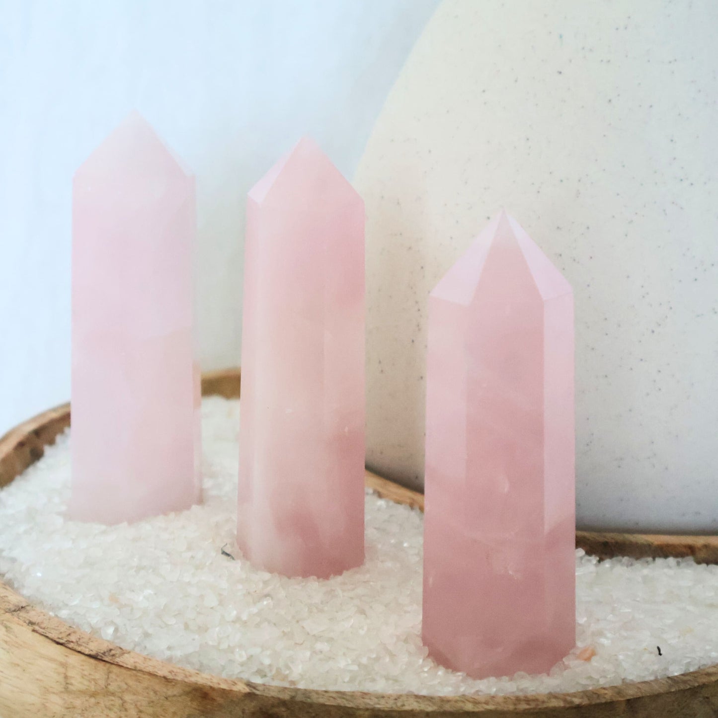 natural rose quartz generator pink crystal
