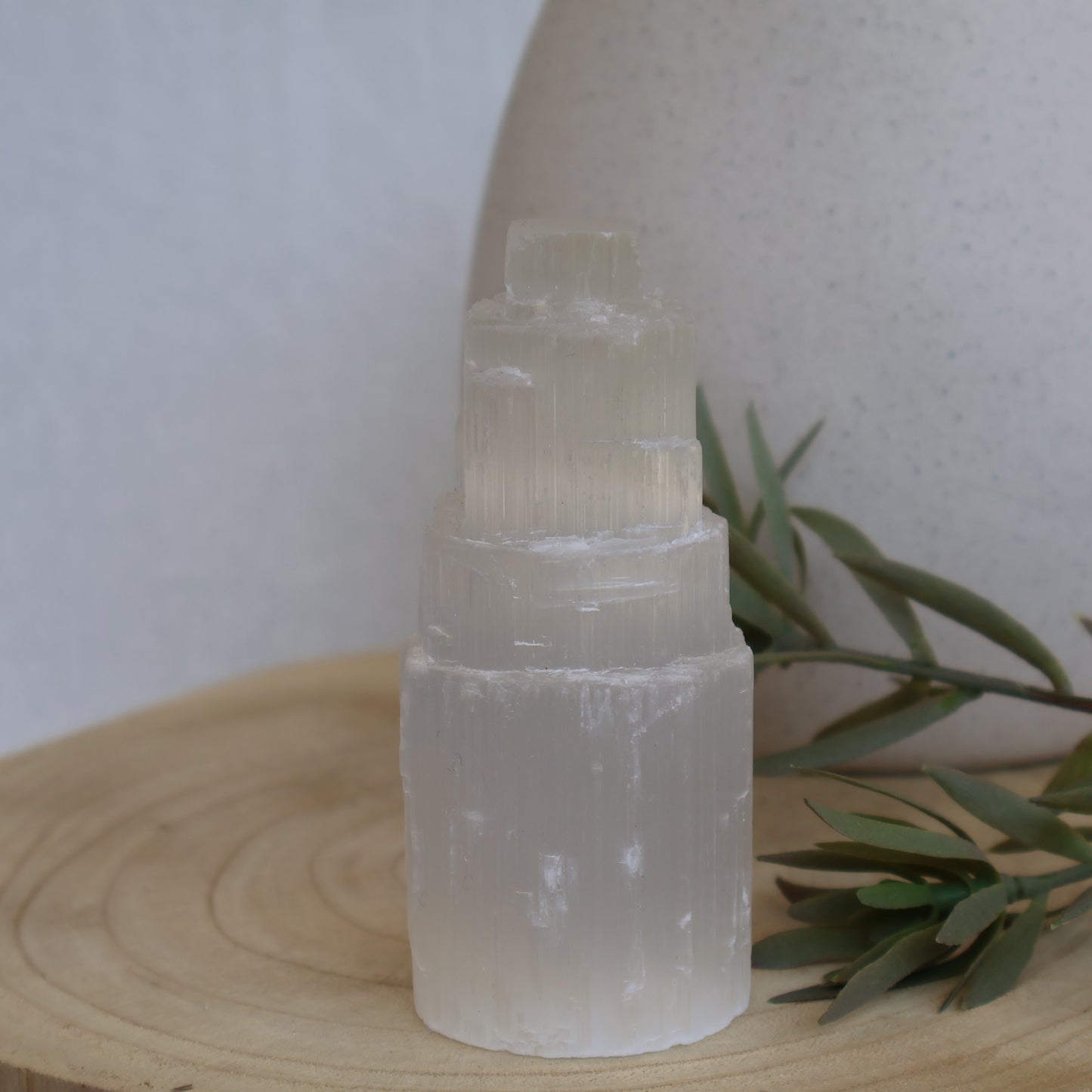 Satin Spar | Tower Carving - 10cm