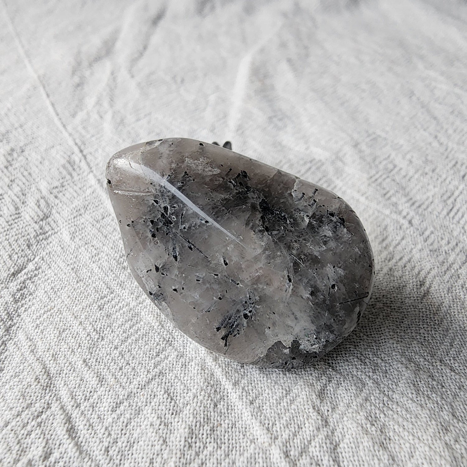Tourmalinated Quartz Jewelry & Healing Stones