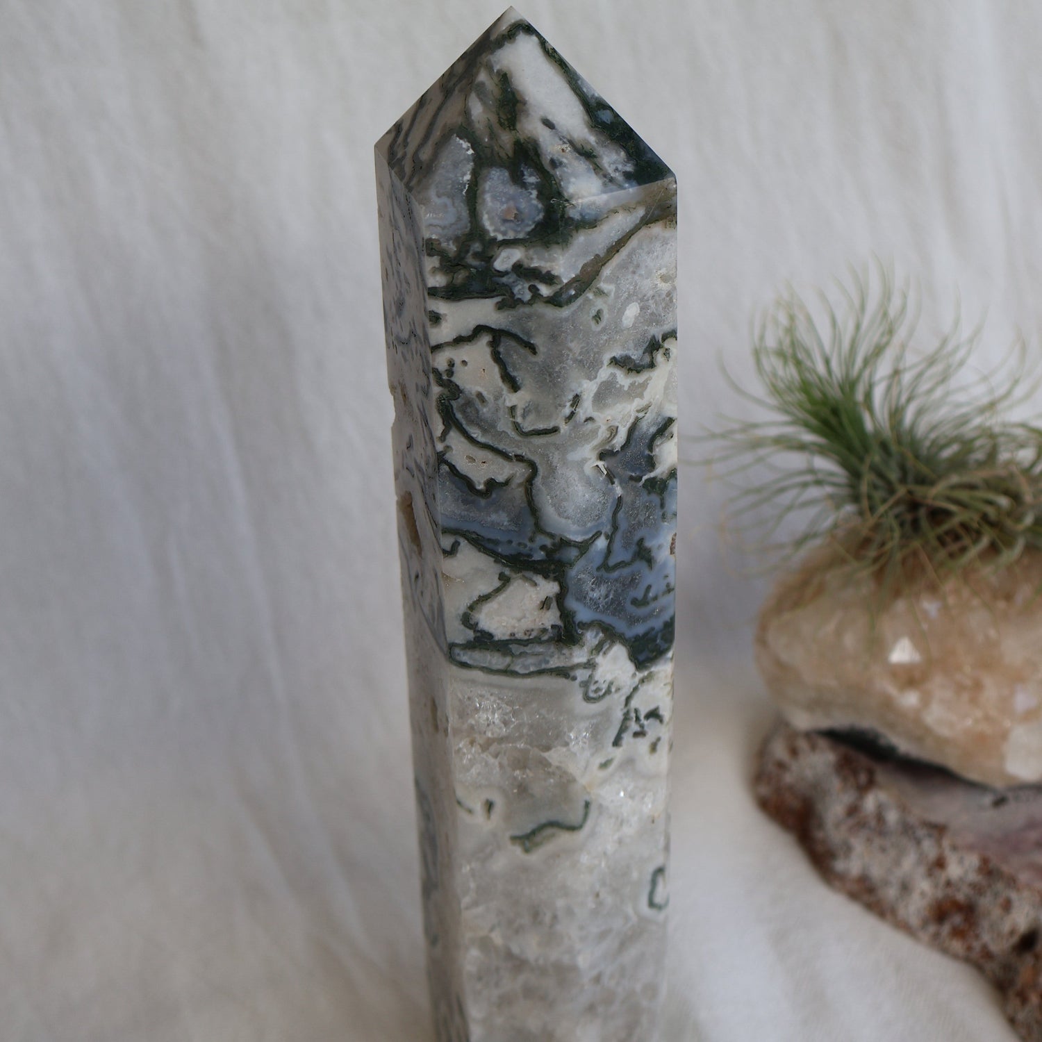 Moss Agate Jewelry - Natural Moss Agate Stones