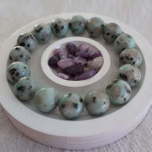 Kiwi Jasper | 12mm Bracelet