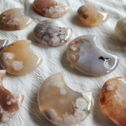 Flower Agate | Moon
