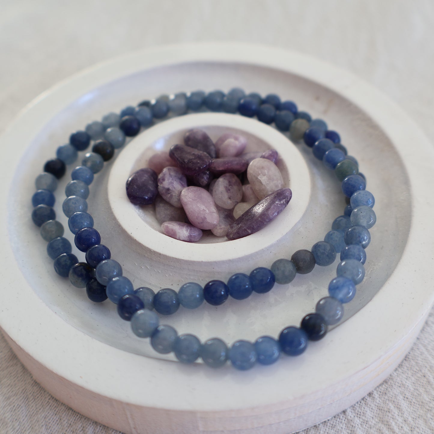 Blue Aventurine | 4mm Bracelet