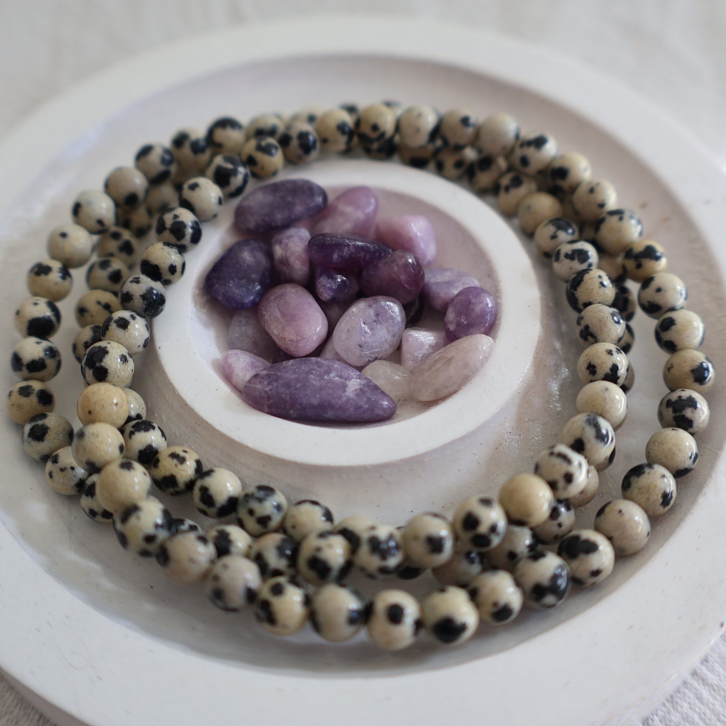 Dalmatian Jasper | 4mm Bracelet