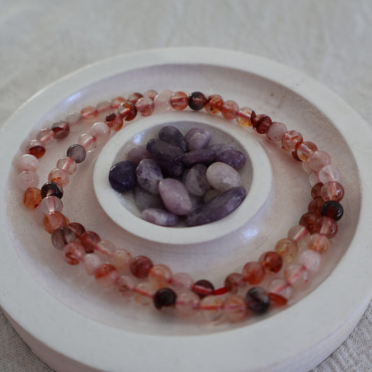 Fire Quartz | 4mm Bracelet