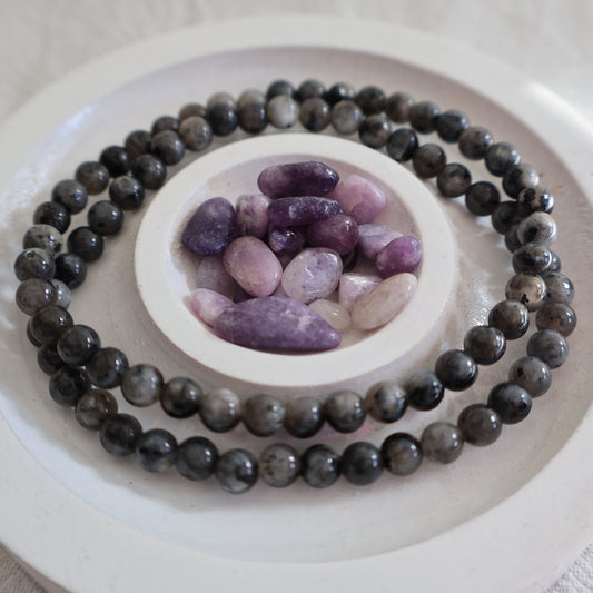 Larvikite | 4mm Bracelet