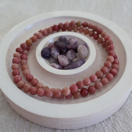 Rhodochrosite | 4mm Bracelets