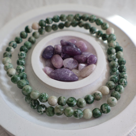 Tree Agate | 4mm Bracelet