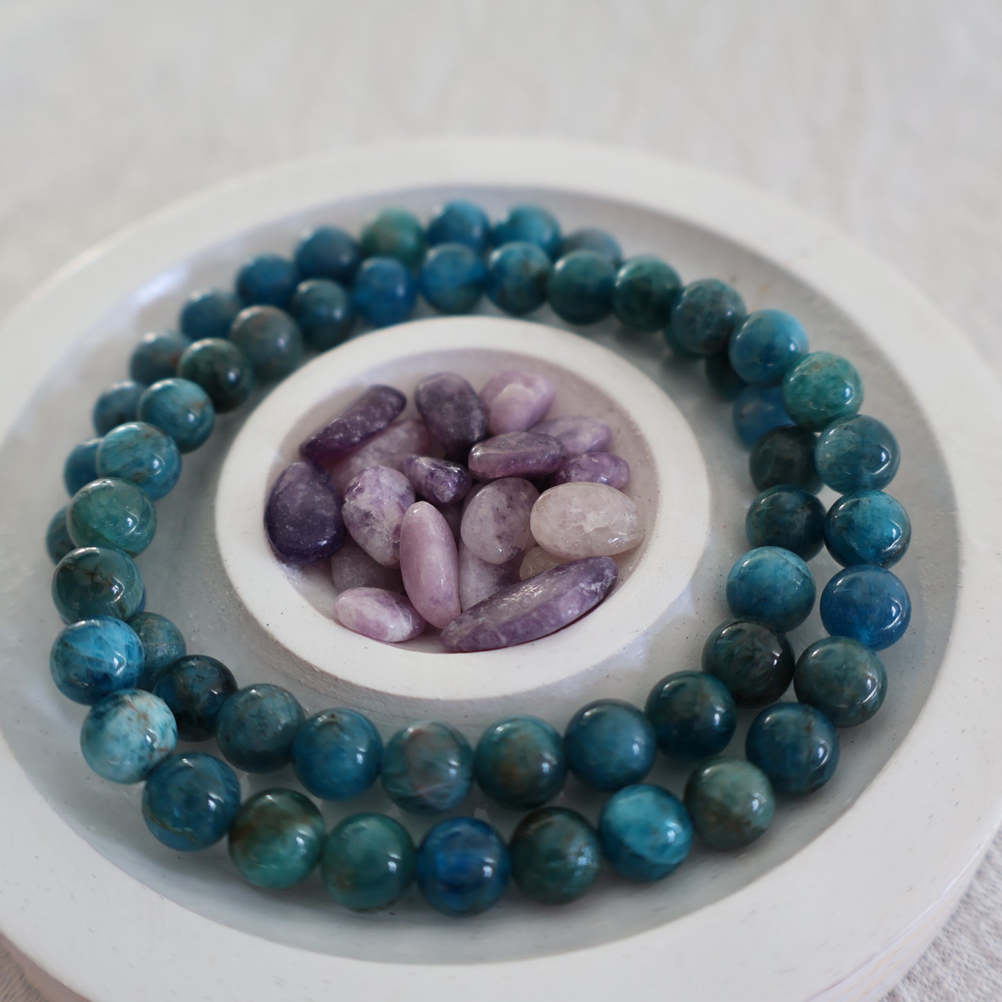 Blue Apatite | 6mm Bracelet