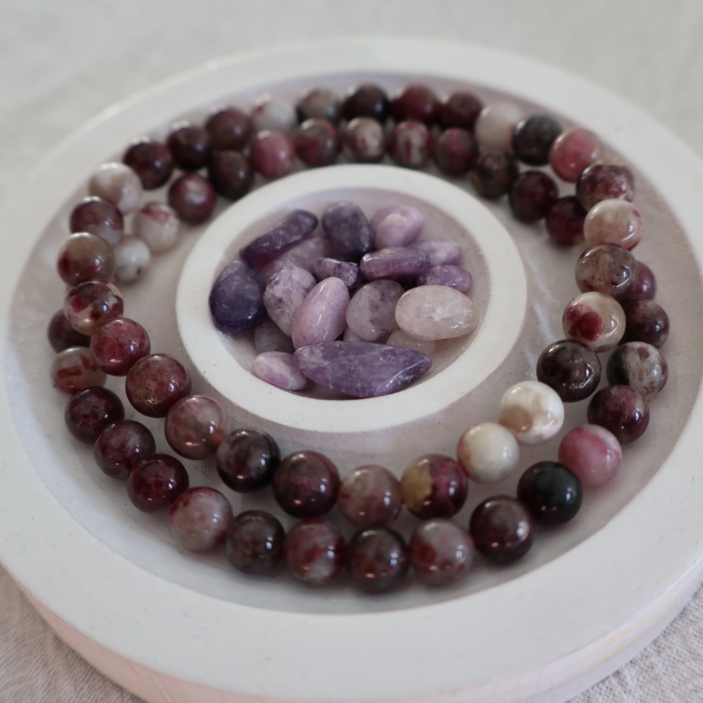Plum Tourmaline | 6mm Bracelet