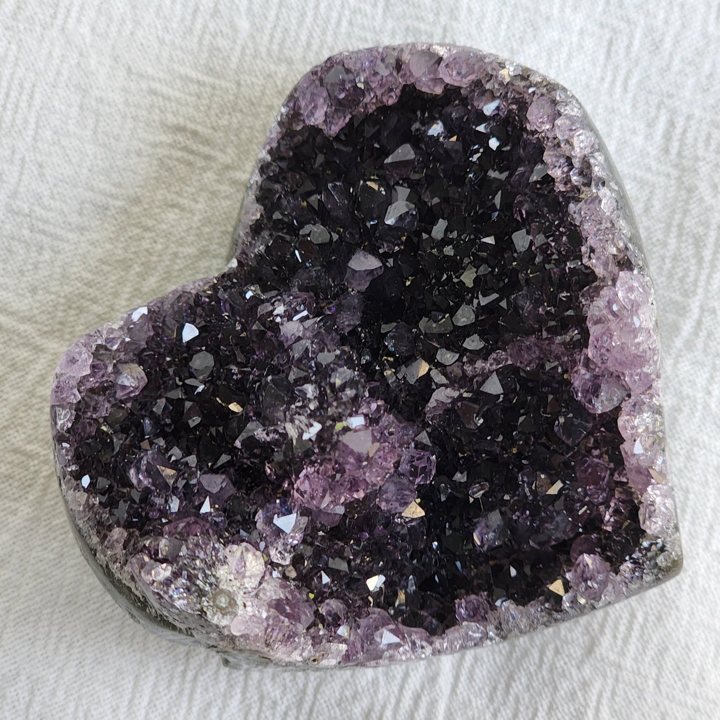 Amethyst | Cluster Heart