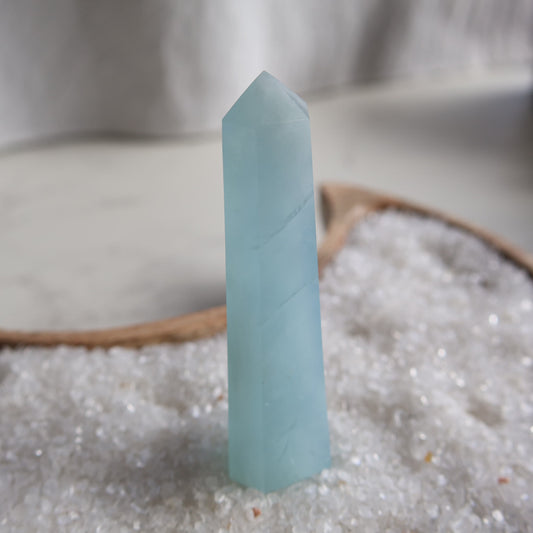 aquamarine crystal generator polished blue aquamarine point crystal display piece