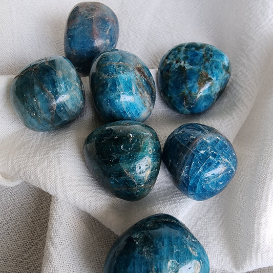 Blue Apatite | Tumble