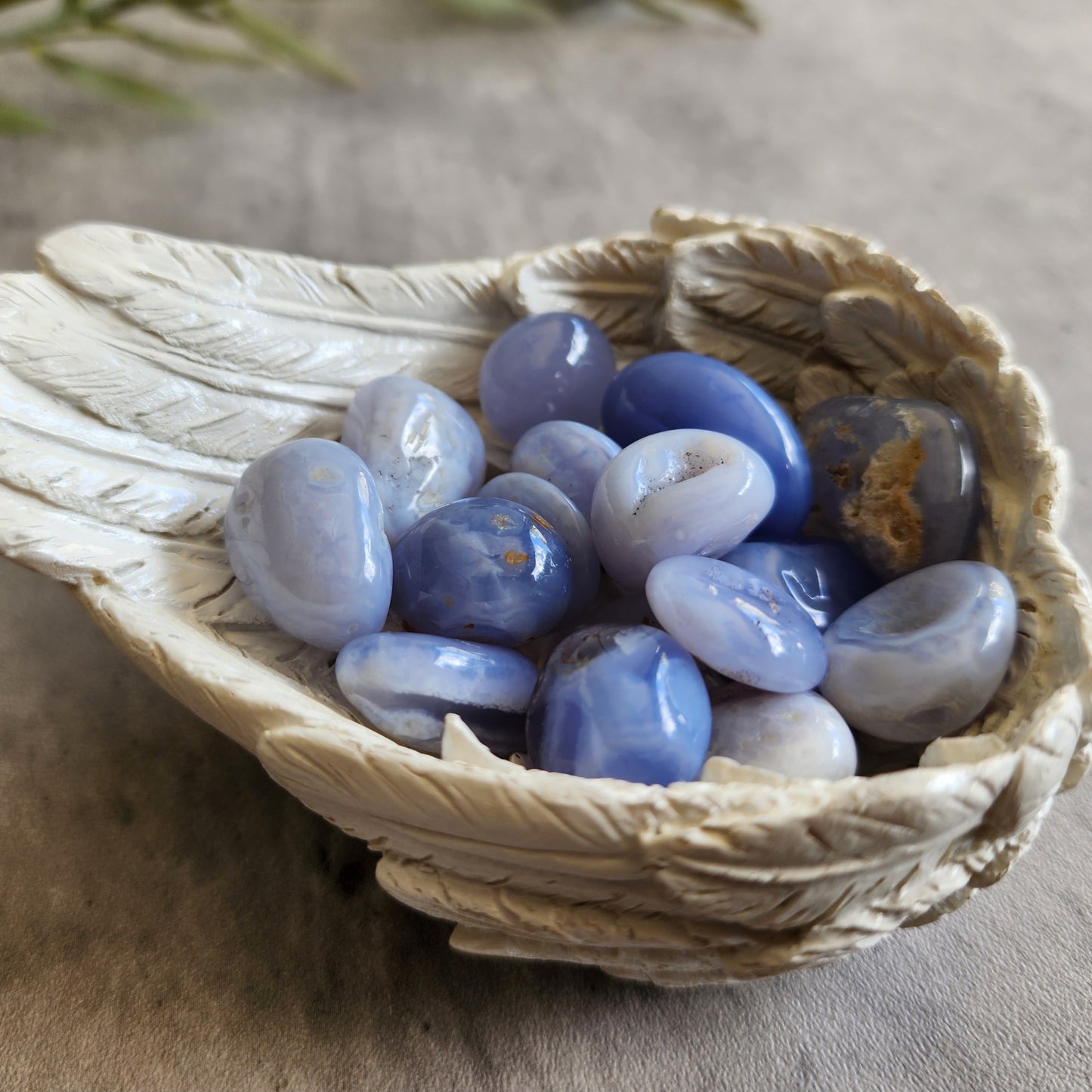 Blue Agate | Tumbles - Mini (3 pack)