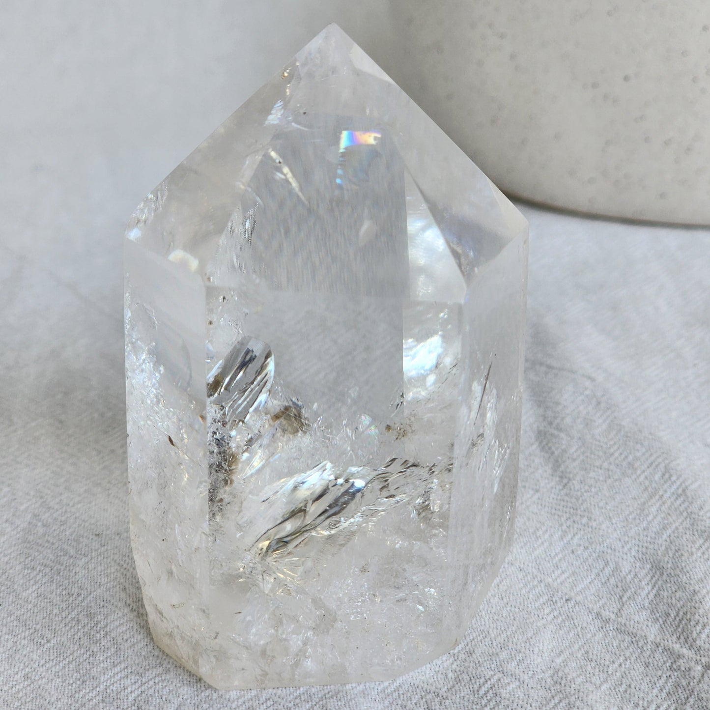 Clear Quartz | Generator Tower - Large