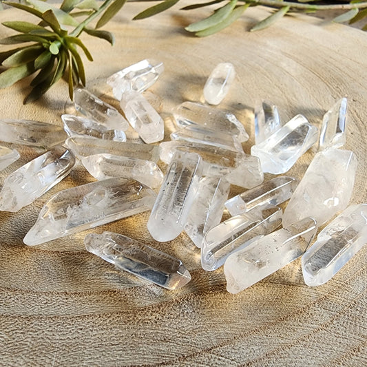 Clear Quartz | Mini Raw Points (70g Pack)