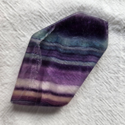 Rainbow Fluorite | Slice - Small