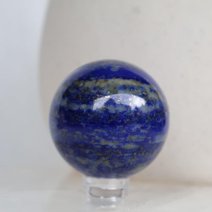 Lapis Lazuli Sphere with sparkly pyrite inclusions crystal