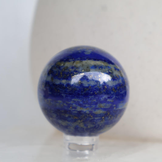 Lapis Lazuli Sphere with sparkly pyrite inclusions crystal