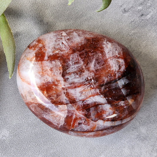 Fire Quartz | Palm Stone