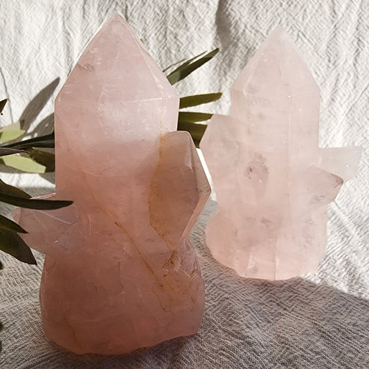 Rose Quartz | Cluster Carving