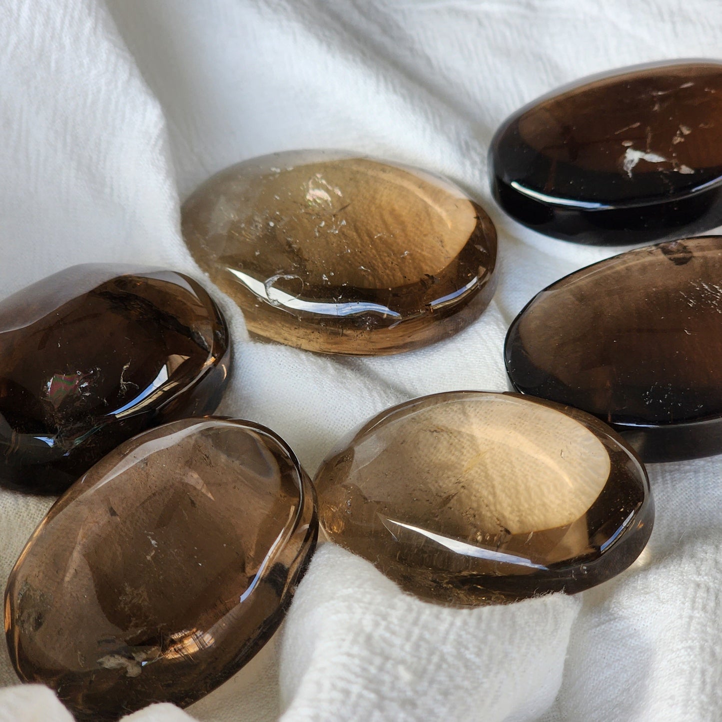 Smoky Quartz | Palm Stone - Small