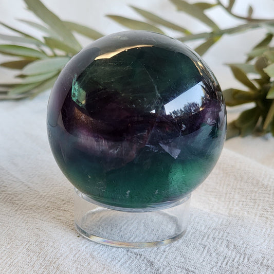 Watermelon Fluorite | Sphere (A)