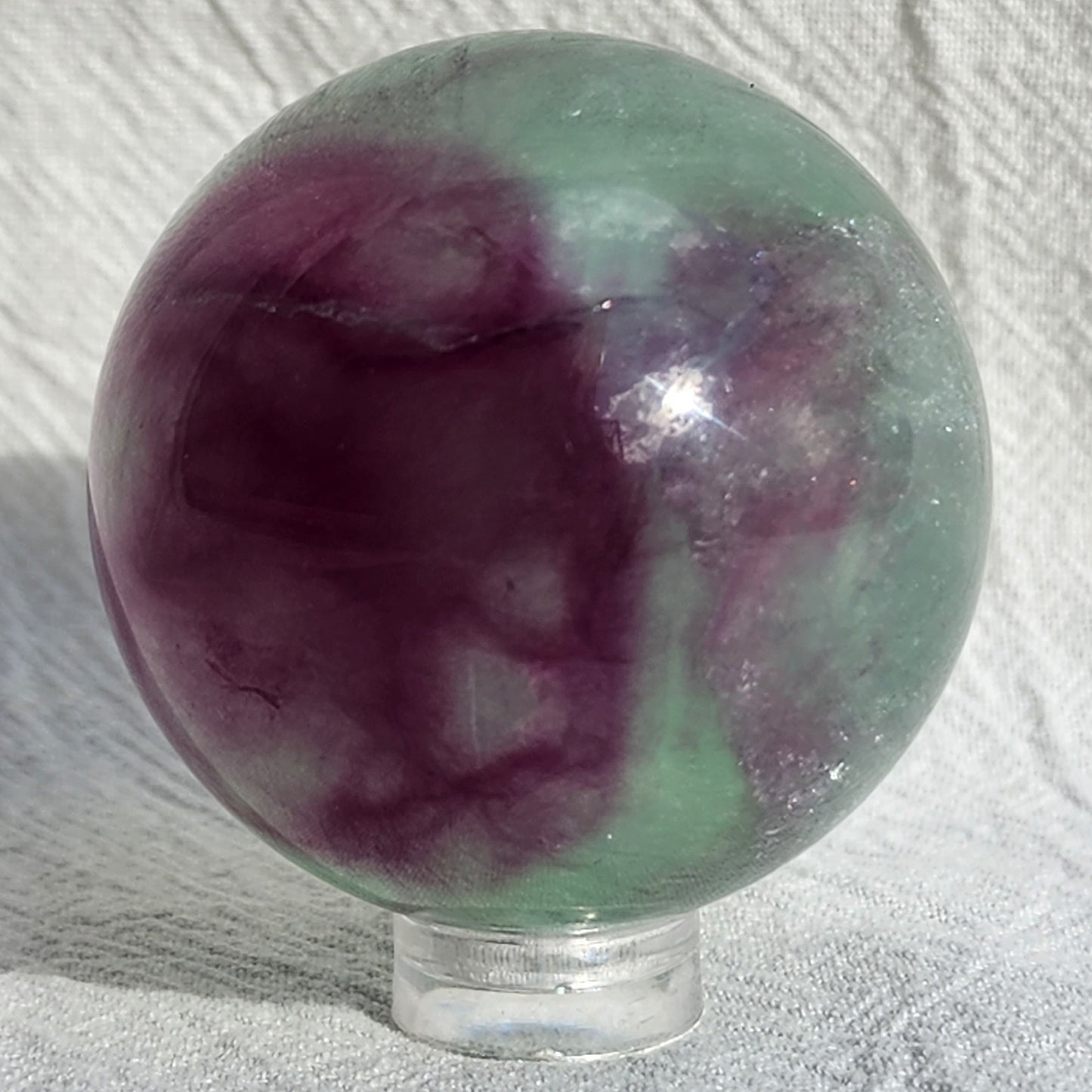 Watermelon Fluorite | Sphere (B)