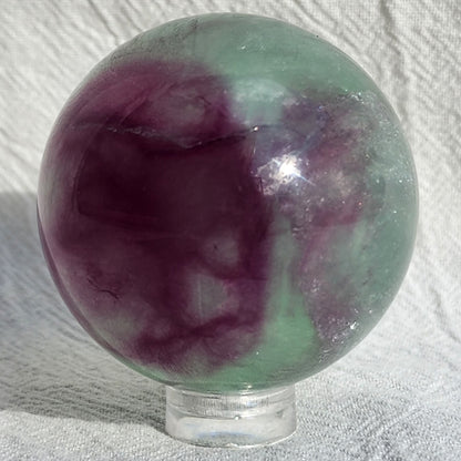 Watermelon Fluorite | Sphere (B)