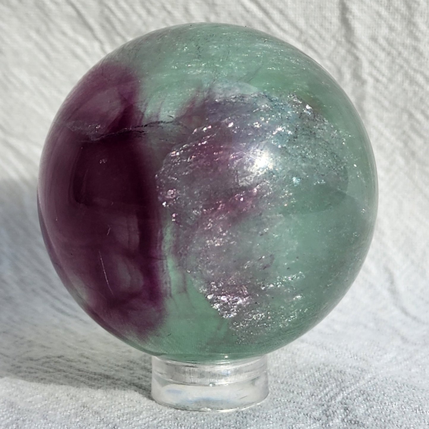 Watermelon Fluorite | Sphere (B)
