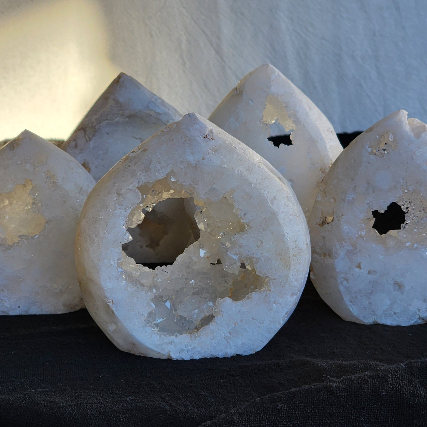 Clear Quartz | Geode Teardrop