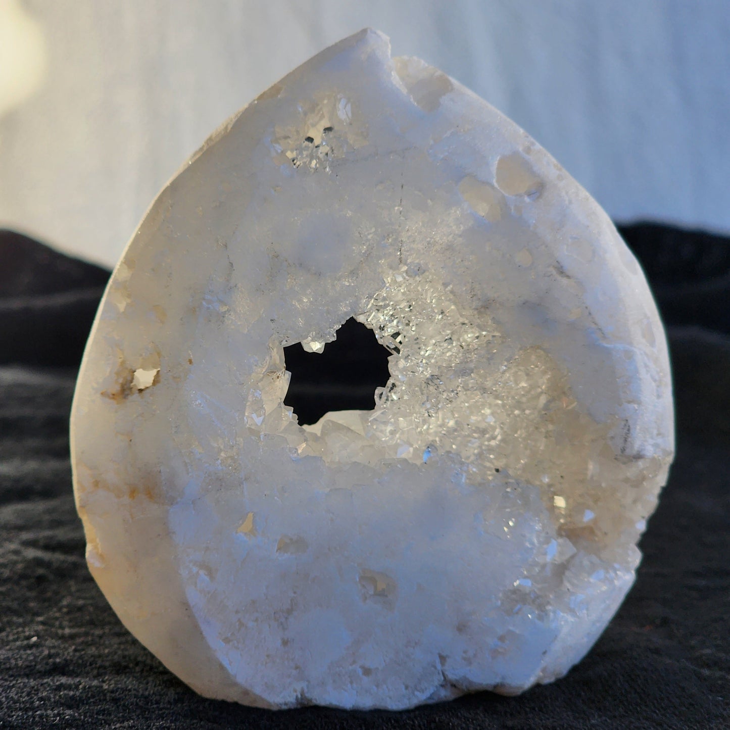 Clear Quartz | Geode Teardrop