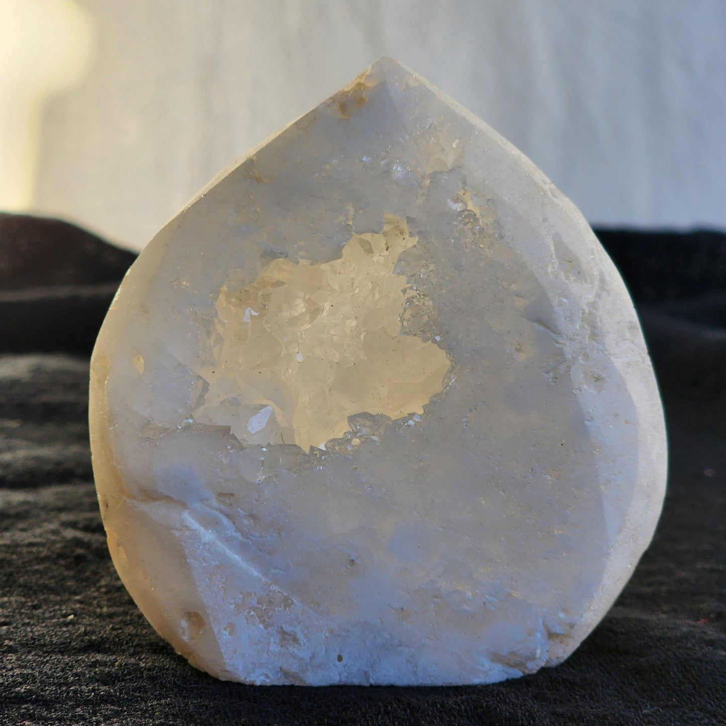 Clear Quartz | Geode Teardrop