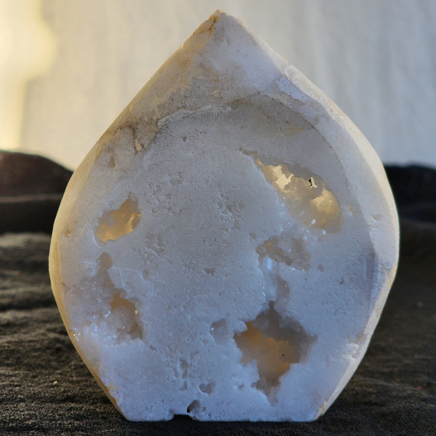 Clear Quartz | Geode Teardrop
