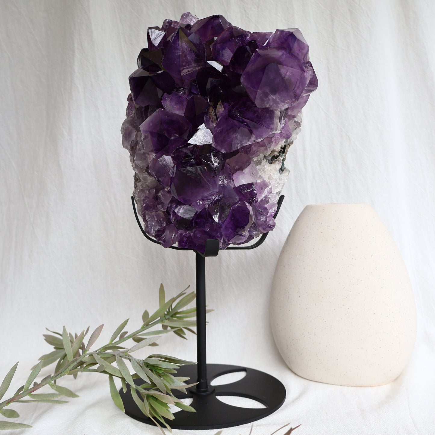 Amethyst | Cluster on Stand - XXL