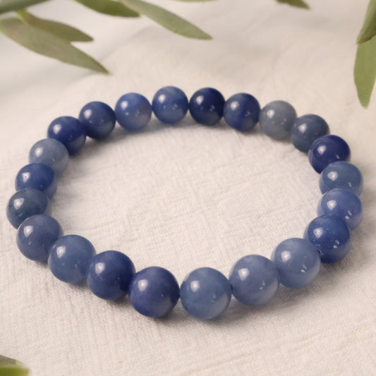 Blue Aventurine Bracelet Natural Healing Crystal 