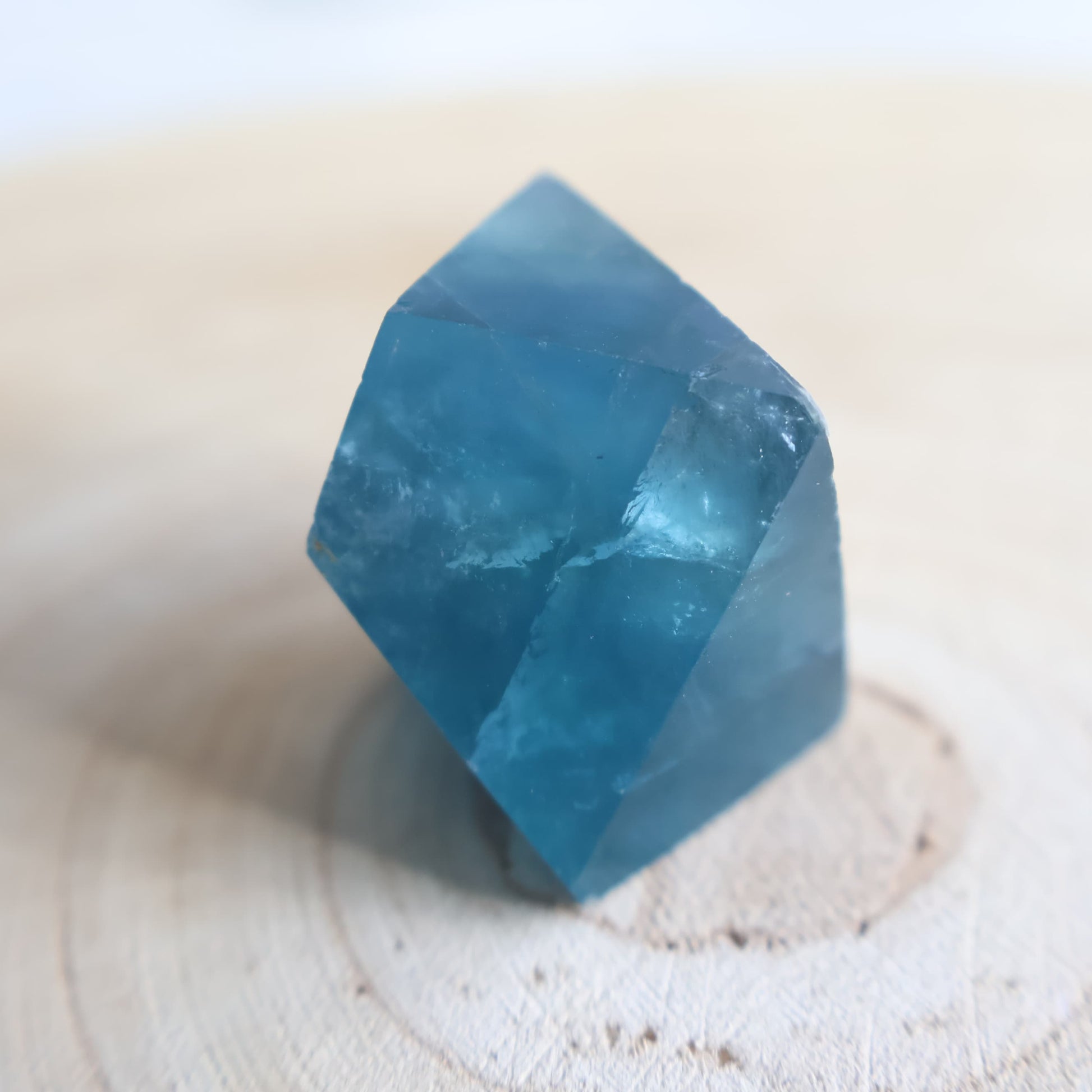blue fluorite freeform natural crystal stonewild australia