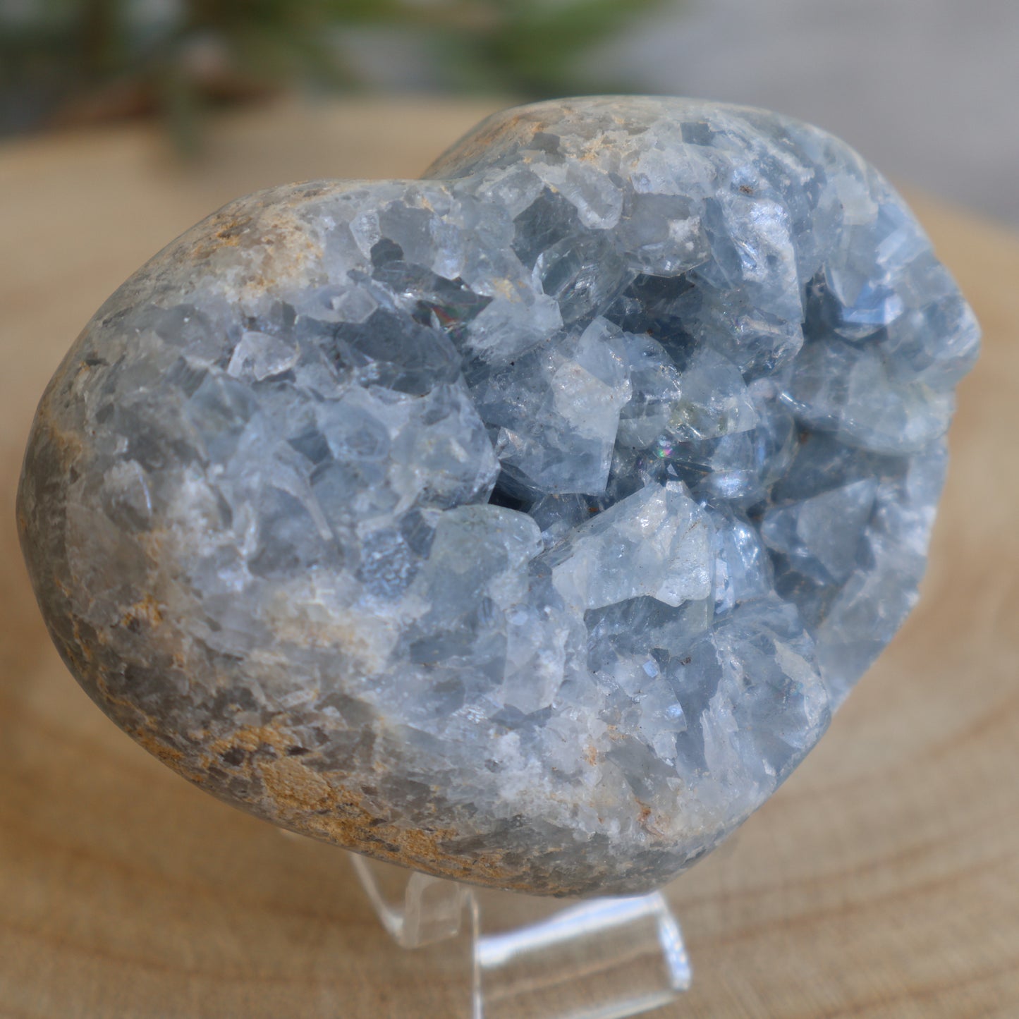Blue Celestite | Cluster - Heart