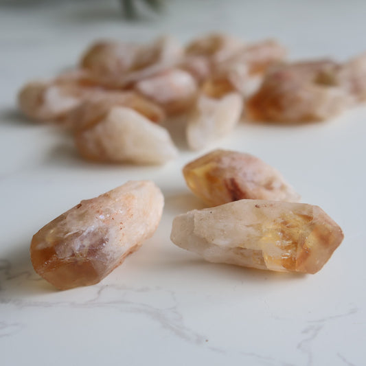 heat treated citrine crystal buds golden citrine cluster small intuitively chosen stonewild australia