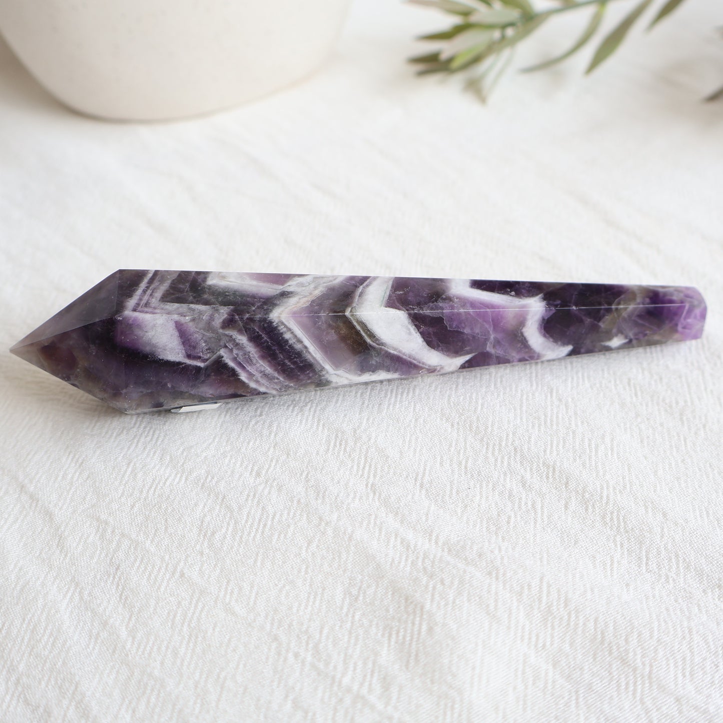 Chevron Amethyst | Wand