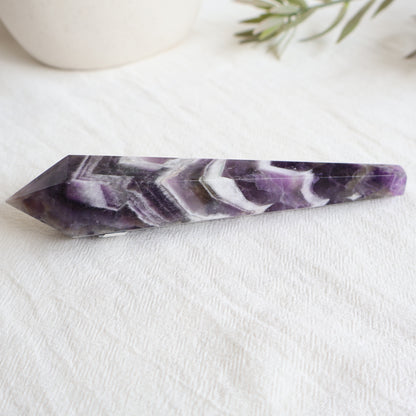 Chevron Amethyst | Wand