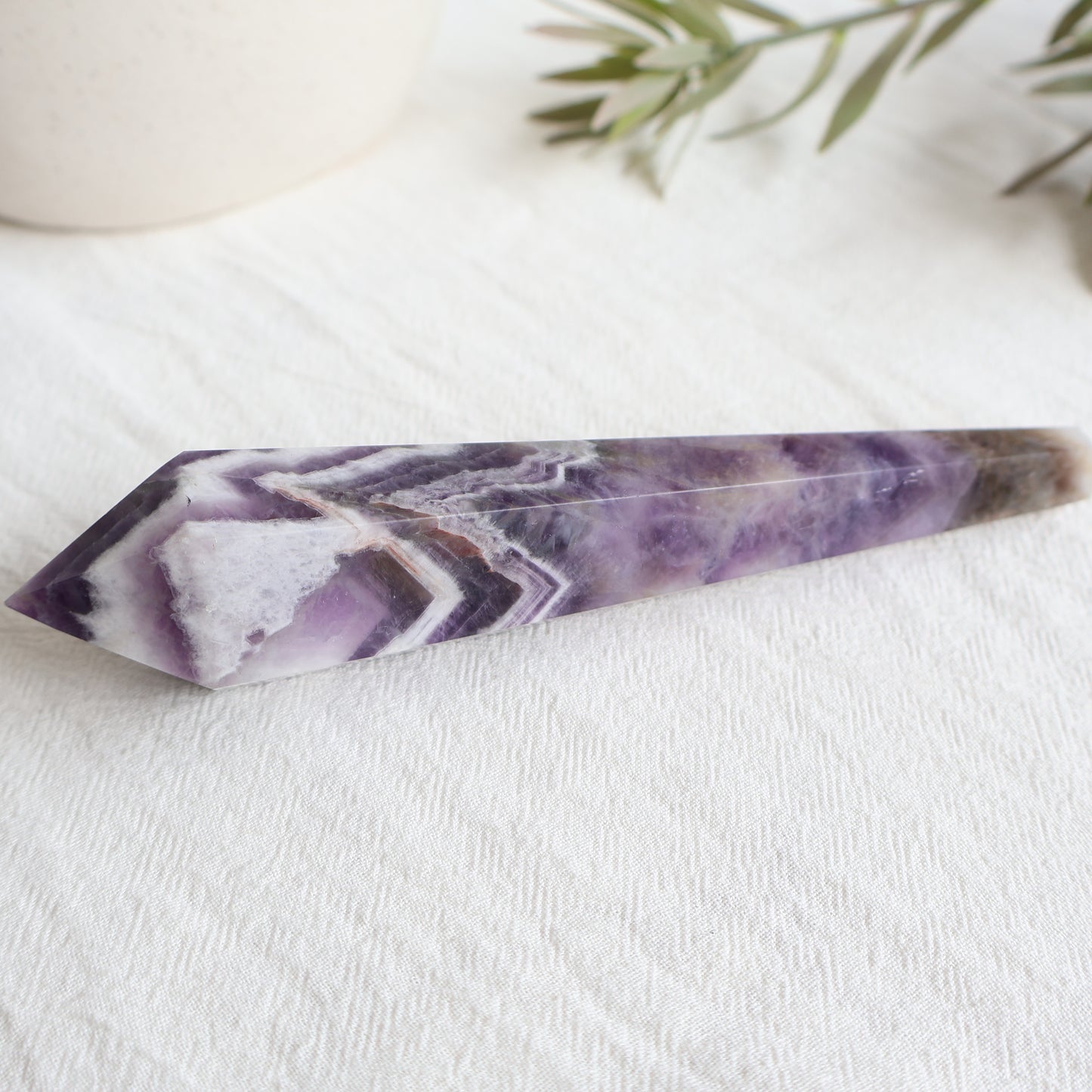 Chevron Amethyst | Wand