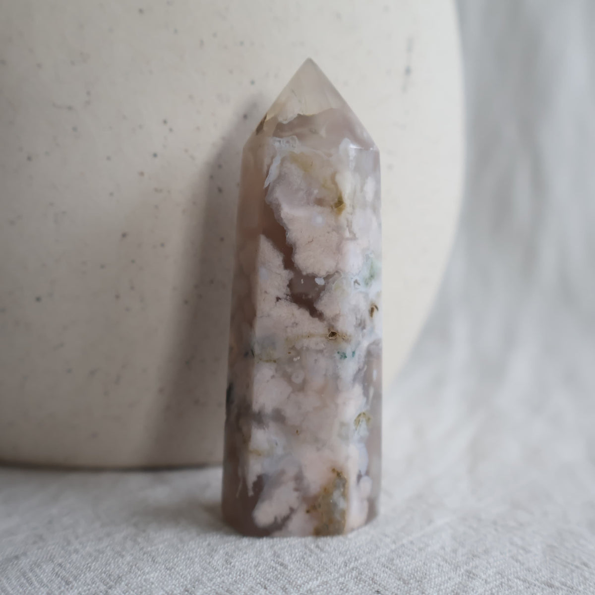 natural flower agate generator crystal