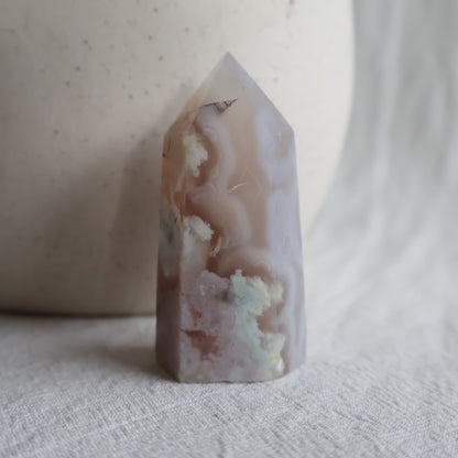 natural flower agate generator crystal