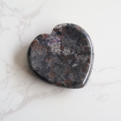 heart shaped crystal worry stone yooperlite stonewild australia