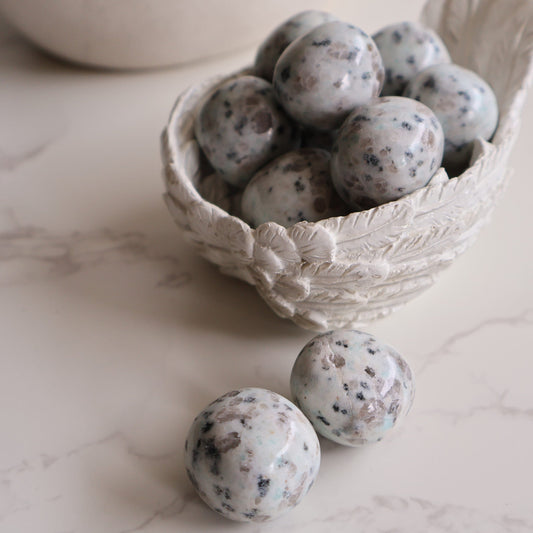 natural crystal kiwi jasper healing tumbles