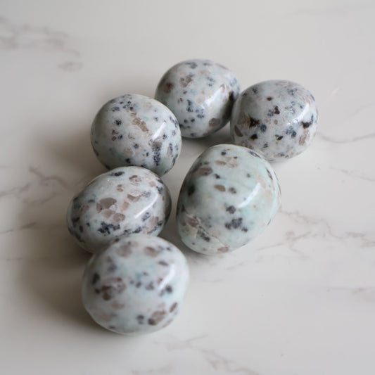 kiwi jasper tumble for grounding and stress relief